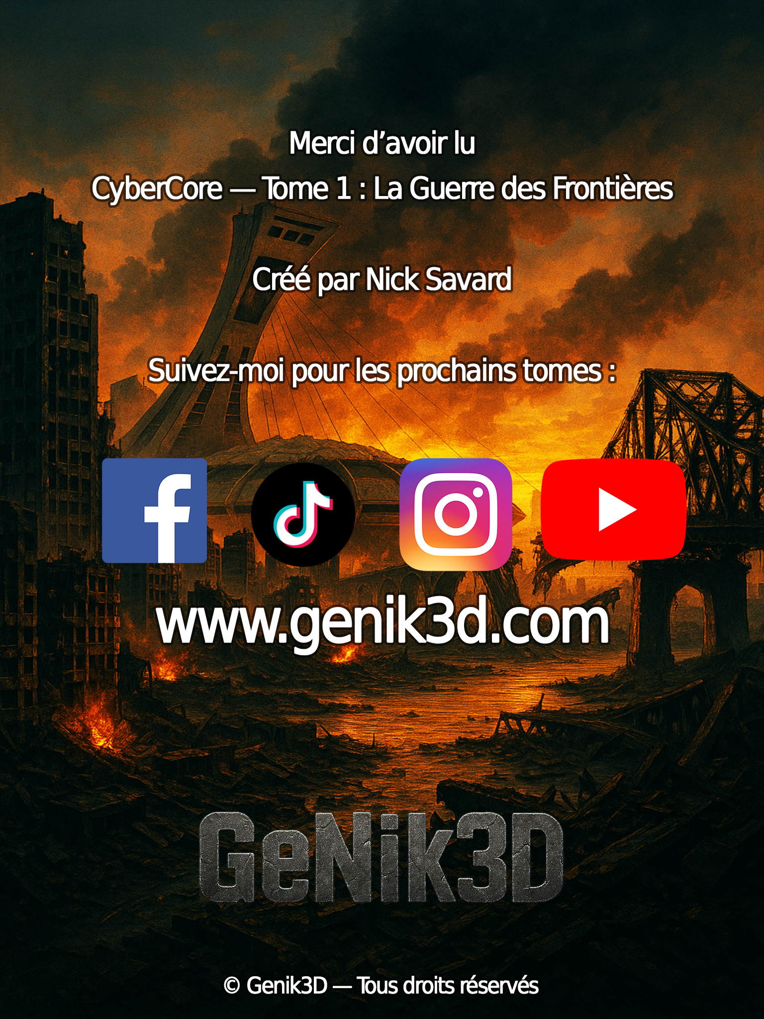 CyberCore — Tome 1 : La Guerre des Frontières (Version numérique)