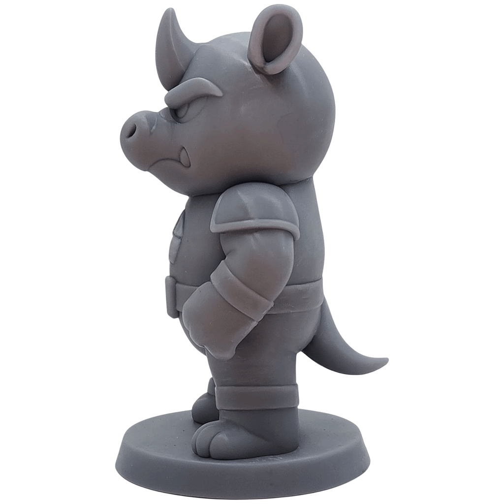 Hornak–Figurine super-vilain de la savane | Impression 3D résine GeNik3D