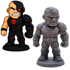 Korvex Core – Figurine Vilain Technologique | Impression 3D résine