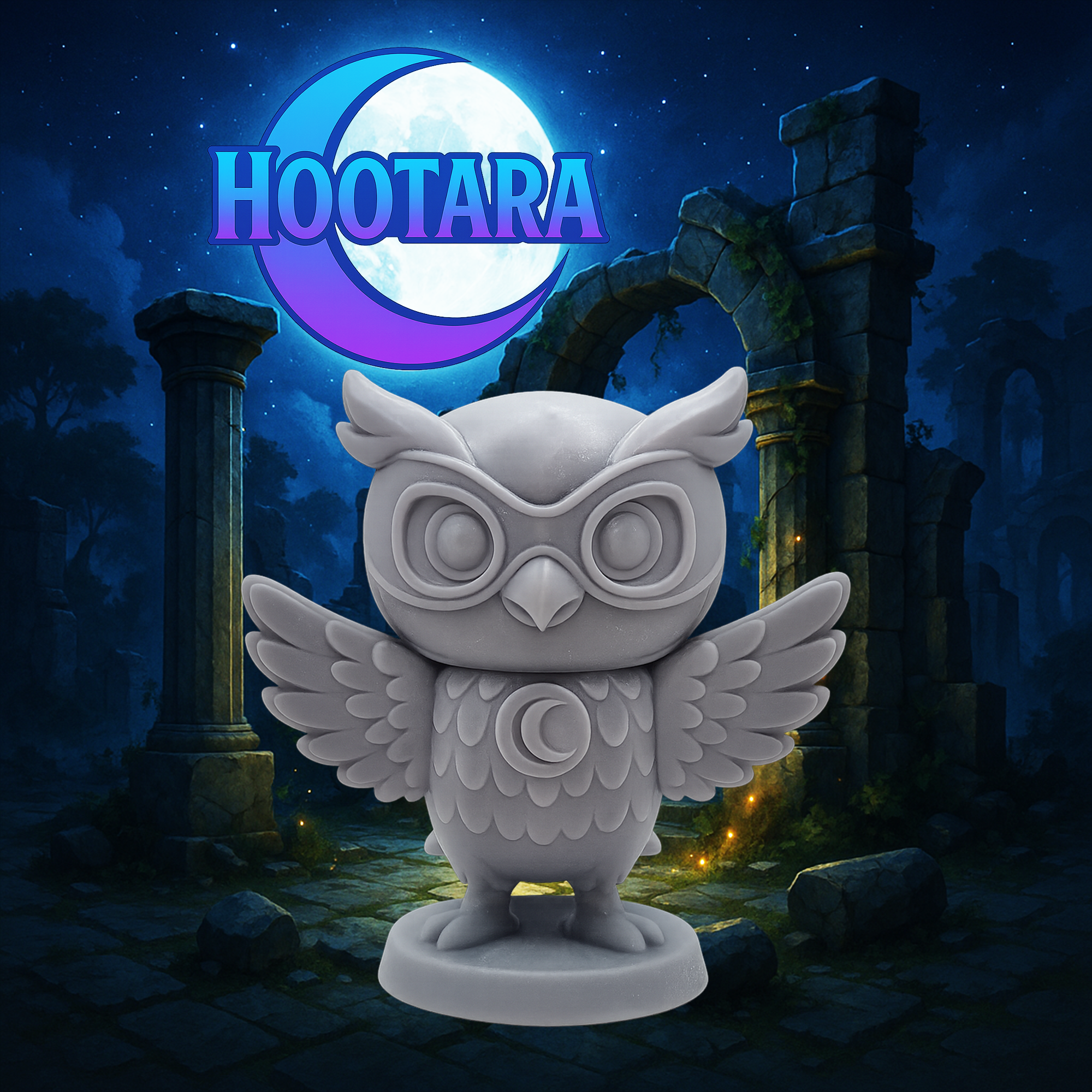 Hootara – Ligue Animal Hibou - Fichiers STL imprimables