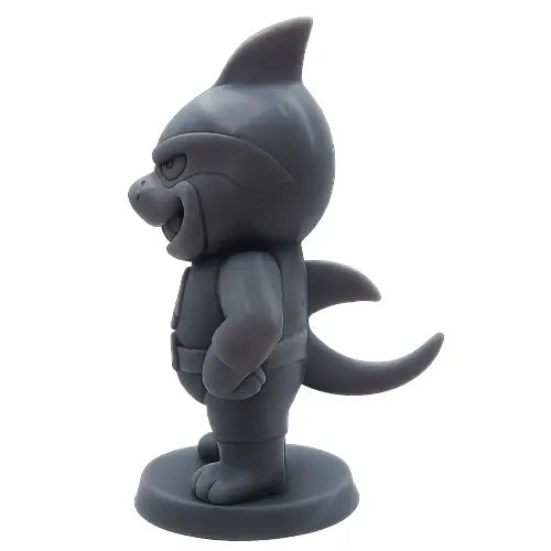 Abyshark – Figurine super-vilain des abysses | Impression 3D résine (brute ou peinte) GeNik3D