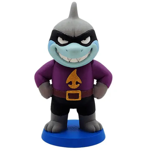 Abyshark – Figurine super-vilain des abysses | Impression 3D résine (brute ou peinte) GeNik3D