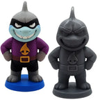 Abyshark – Figurine super-vilain des abysses | Impression 3D résine (brute ou peinte) GeNik3D