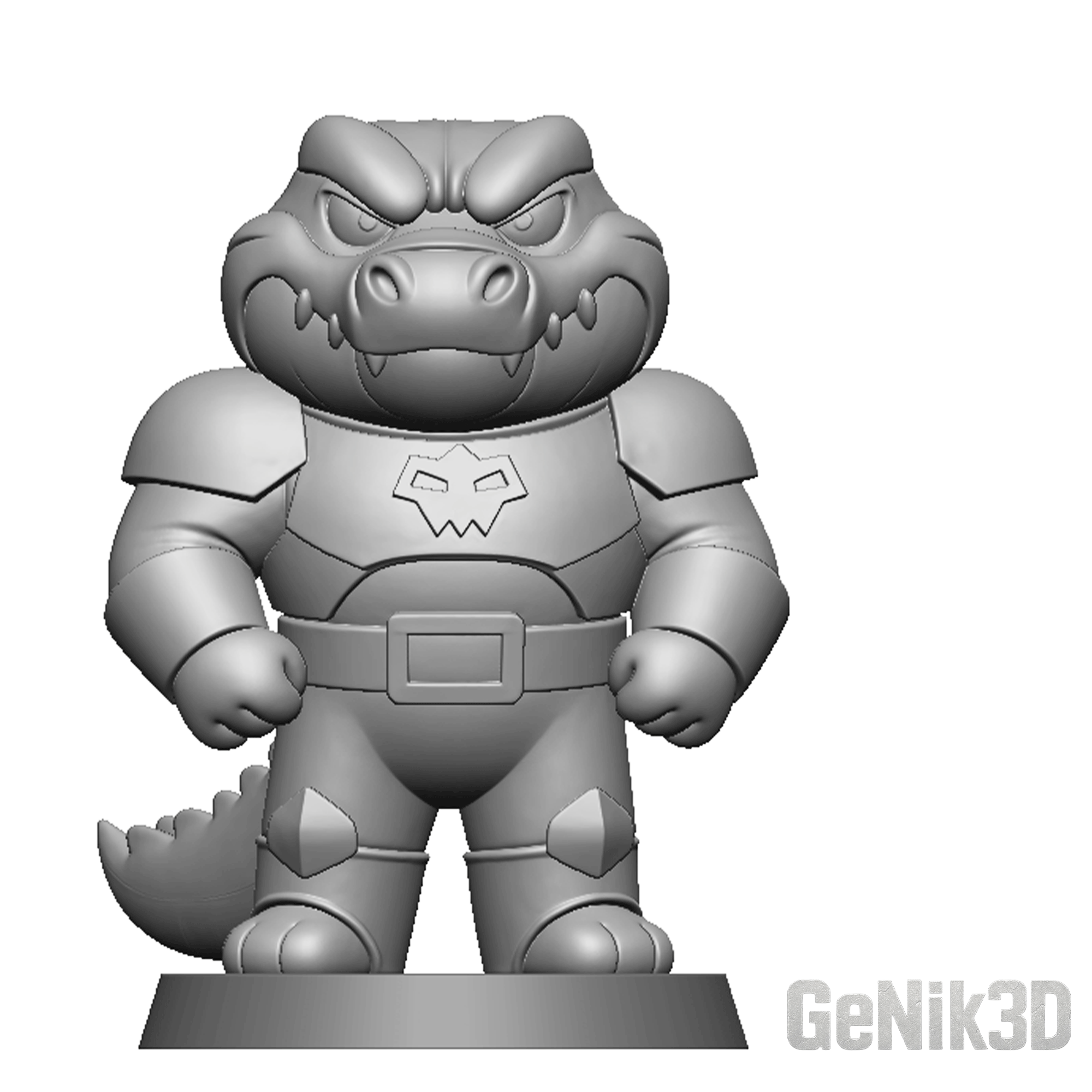 Cravok – Ligue Animal Crocodile - Fichiers STL imprimables