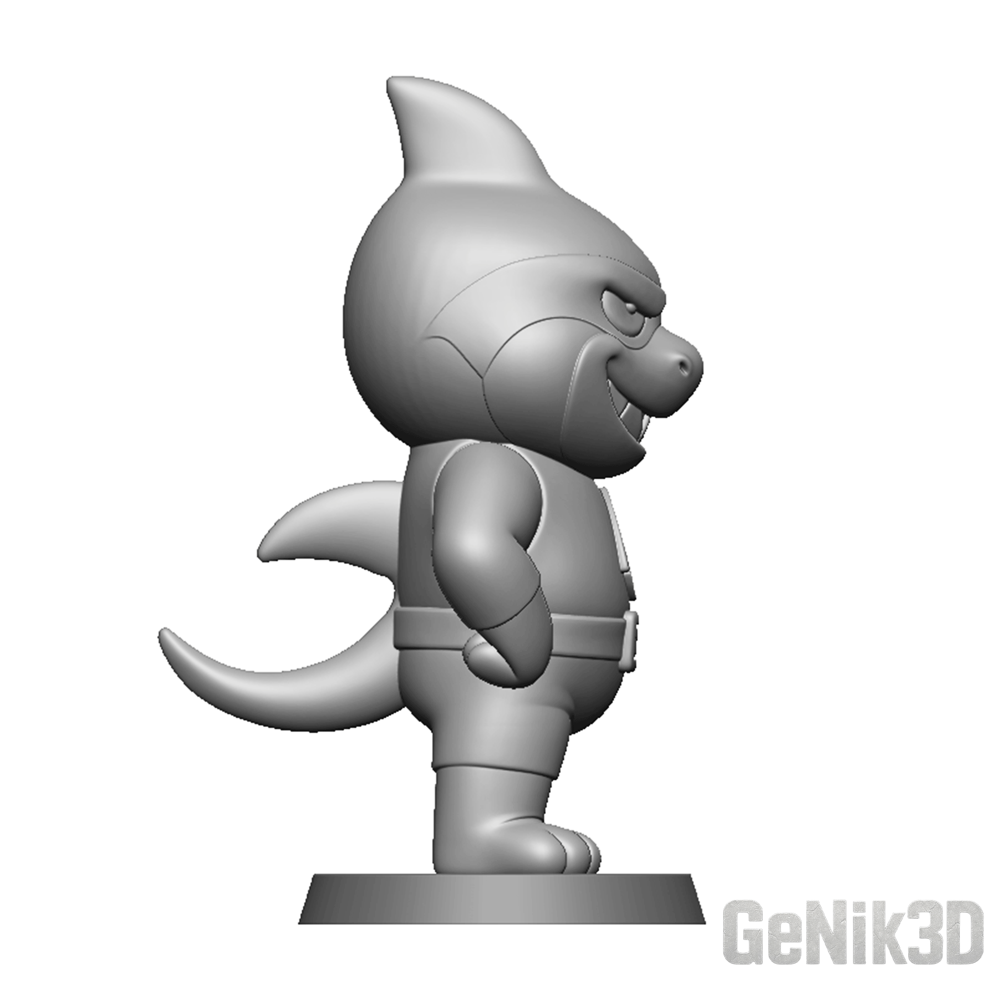 Abyshark – Ligue Animal Requin - Fichiers STL imprimables