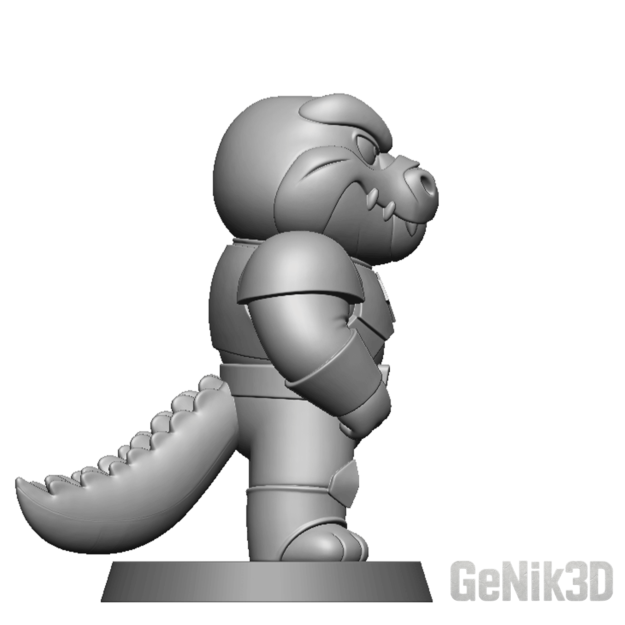 Cravok – Ligue Animal Crocodile - Fichiers STL imprimables