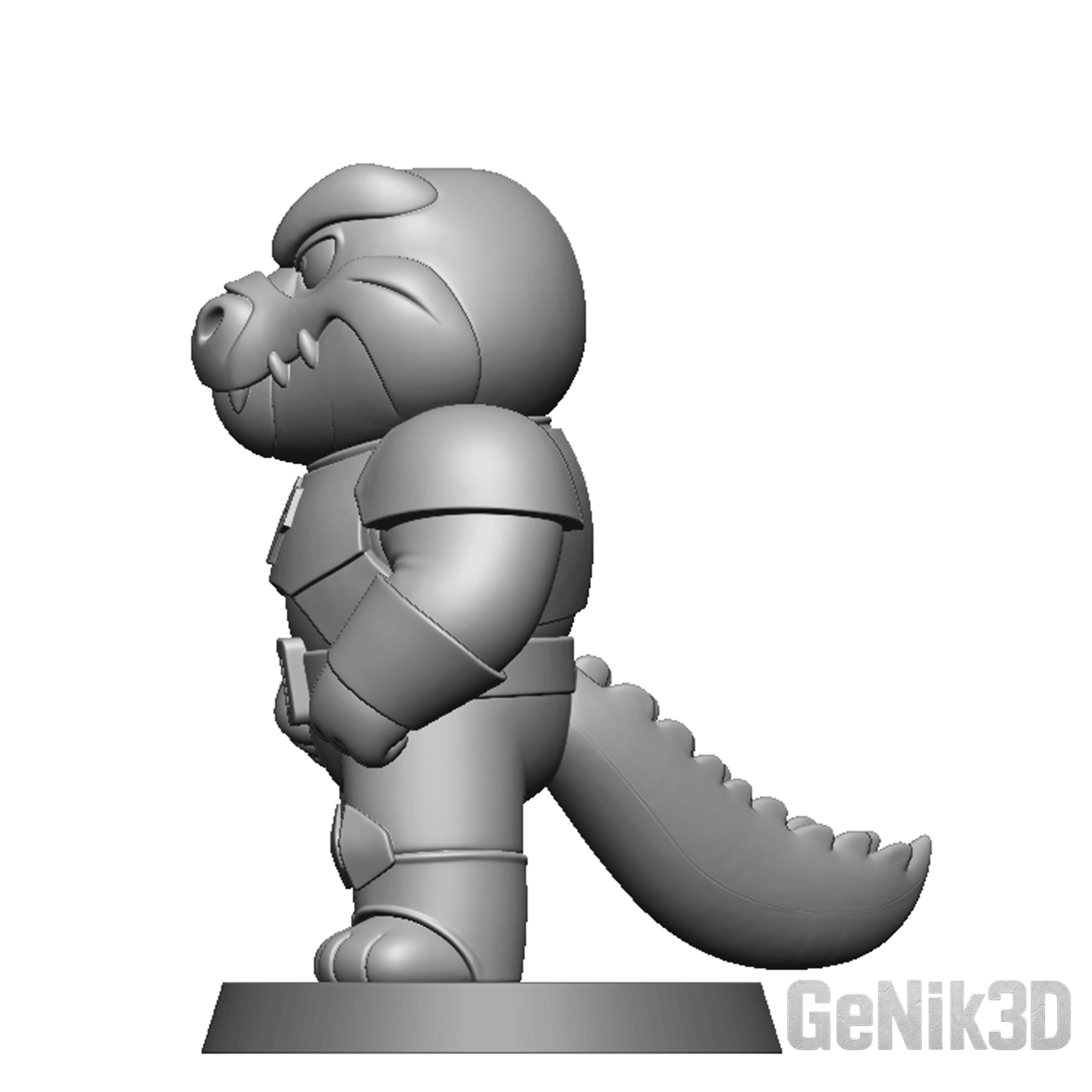 Cravok – Ligue Animal Crocodile - Fichiers STL imprimables