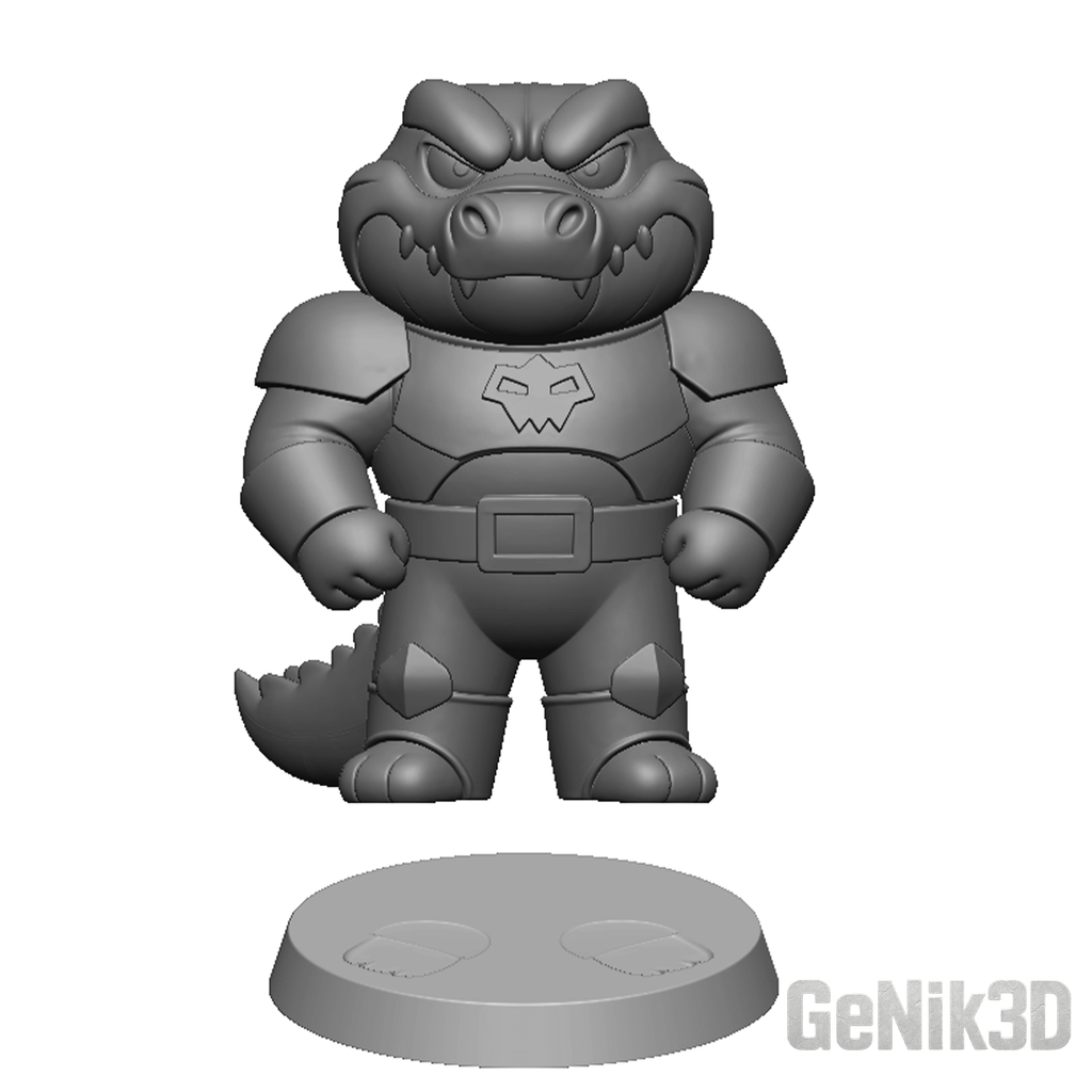 Cravok – Ligue Animal Crocodile - Fichiers STL imprimables