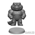 Cravok – Ligue Animal Crocodile - Fichiers STL imprimables