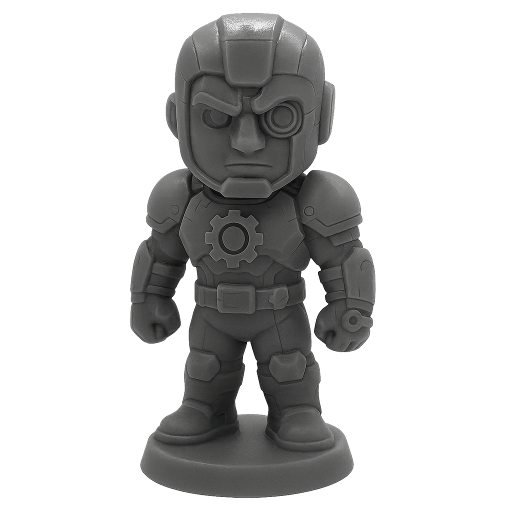 Commander Gearnox – Figurine Héro Androïde Ingénieur | Impression 3D résine