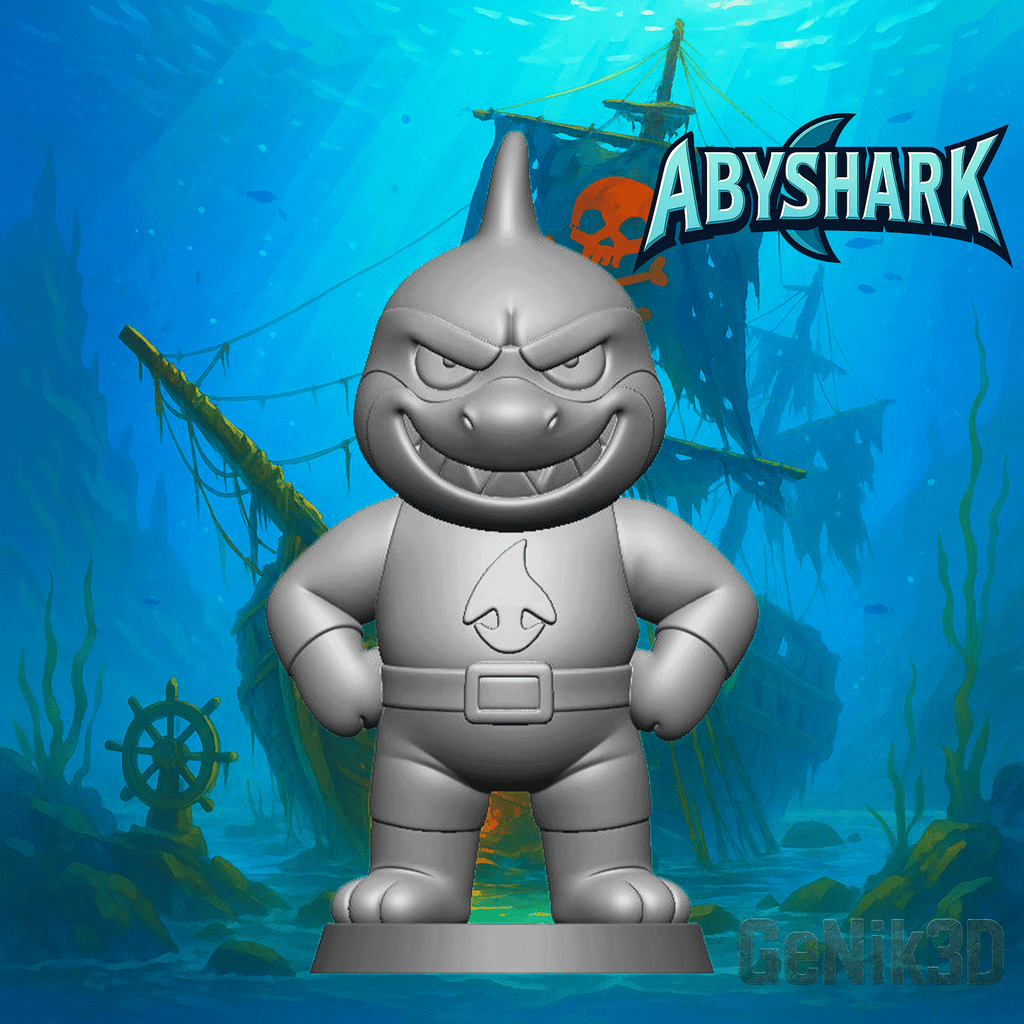 Abyshark – Ligue Animal Requin - Fichiers STL imprimables