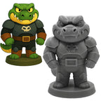 Cravok–Figurine super-vilain des Marais | Impression 3D résine GeNik3D