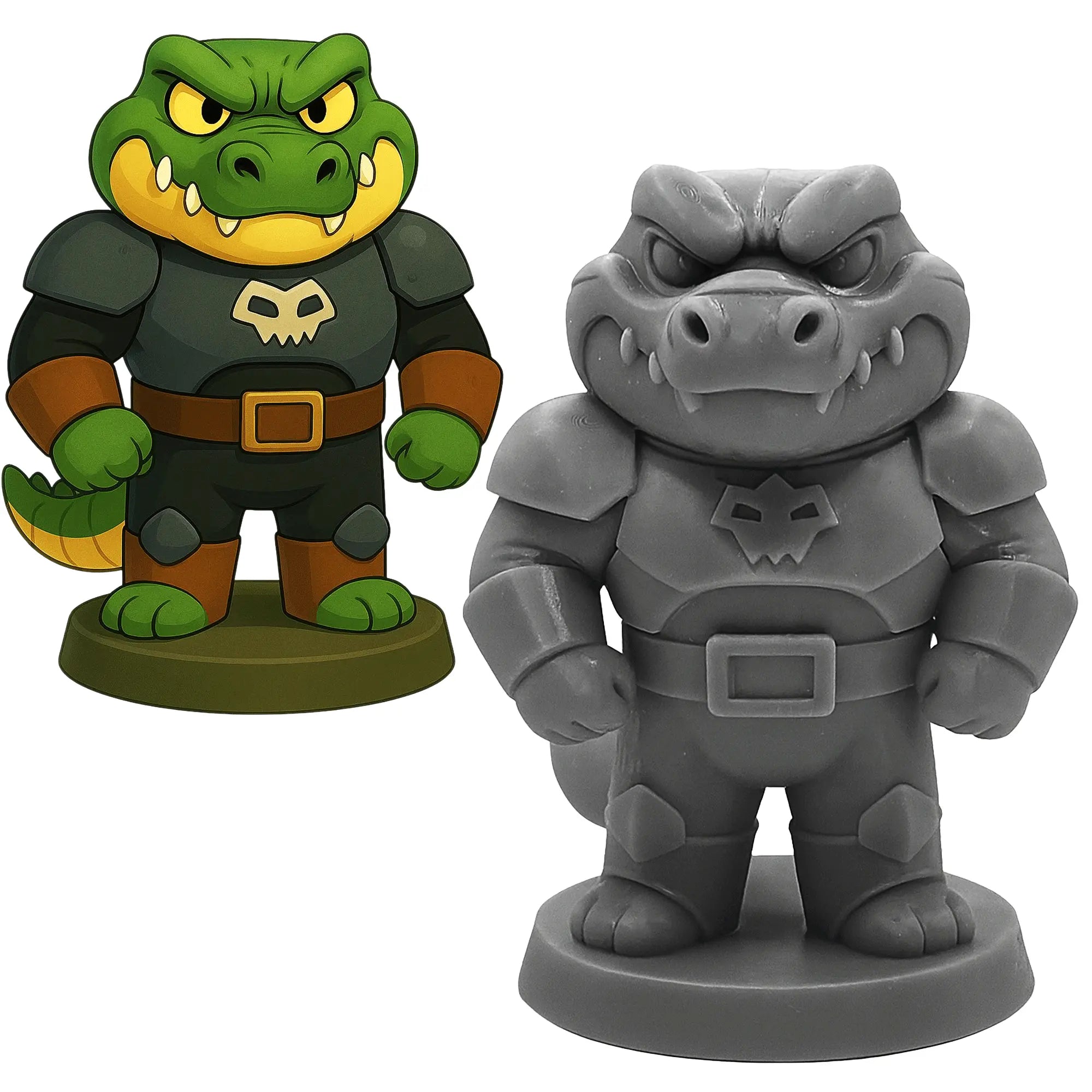 Cravok–Figurine super-vilain des Marais | Impression 3D résine GeNik3D