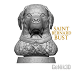 Buste de Saint-Bernard – Fichier STL pour impression 3D