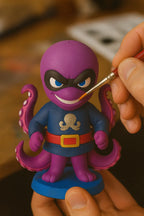 Octorok–Figurine super-vilain des profondeurs | Impression 3D résine GeNik3D