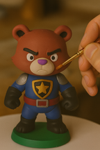 Grizzlaw – Figurine super-héro protecteur | Impression 3D résine