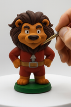 Lionor – Figurine super-héro de la savane | Impression 3D résine
