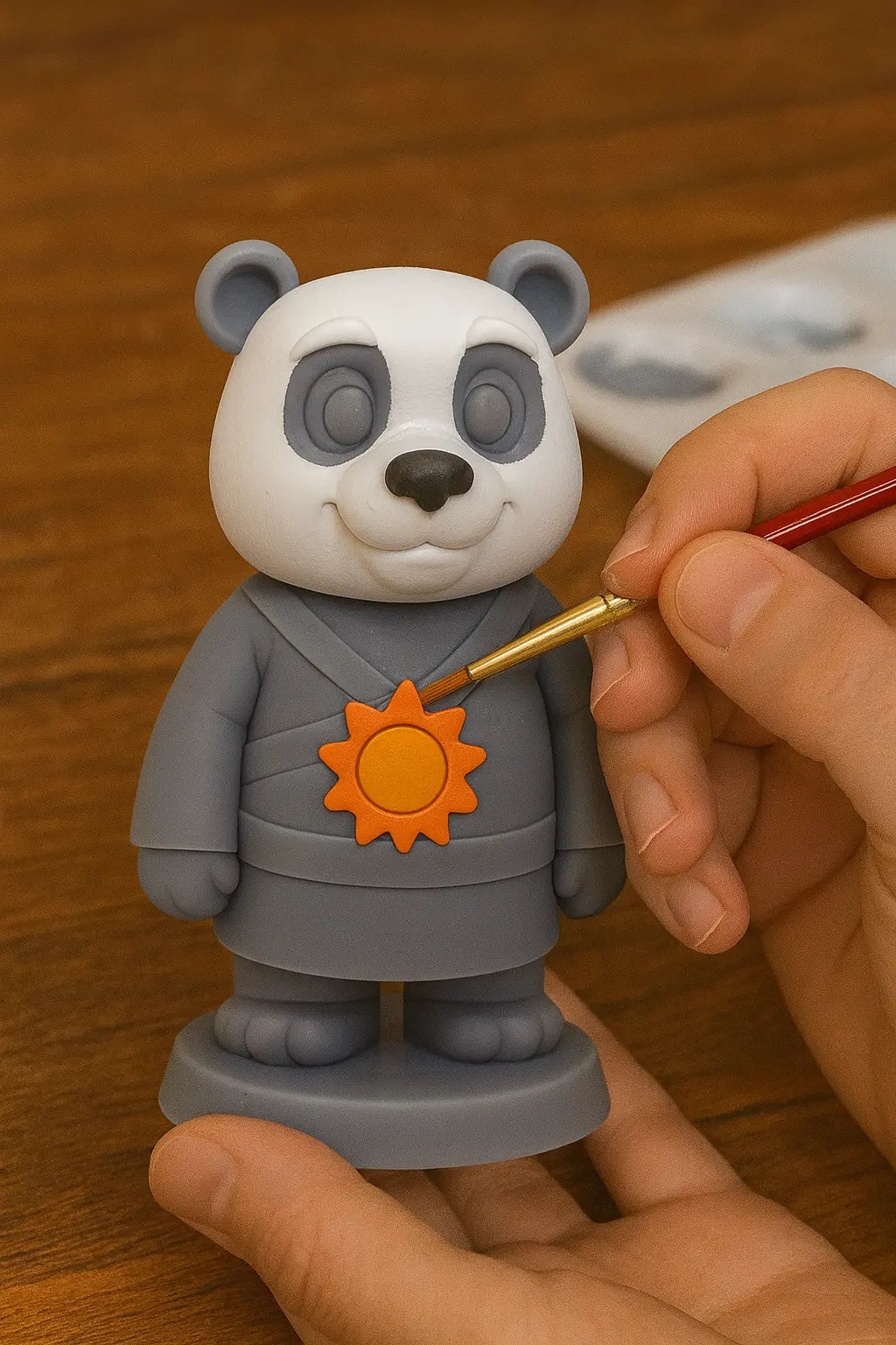 Zenboom–Figurine super-héro du soleil | Impression 3D résine GeNik3D
