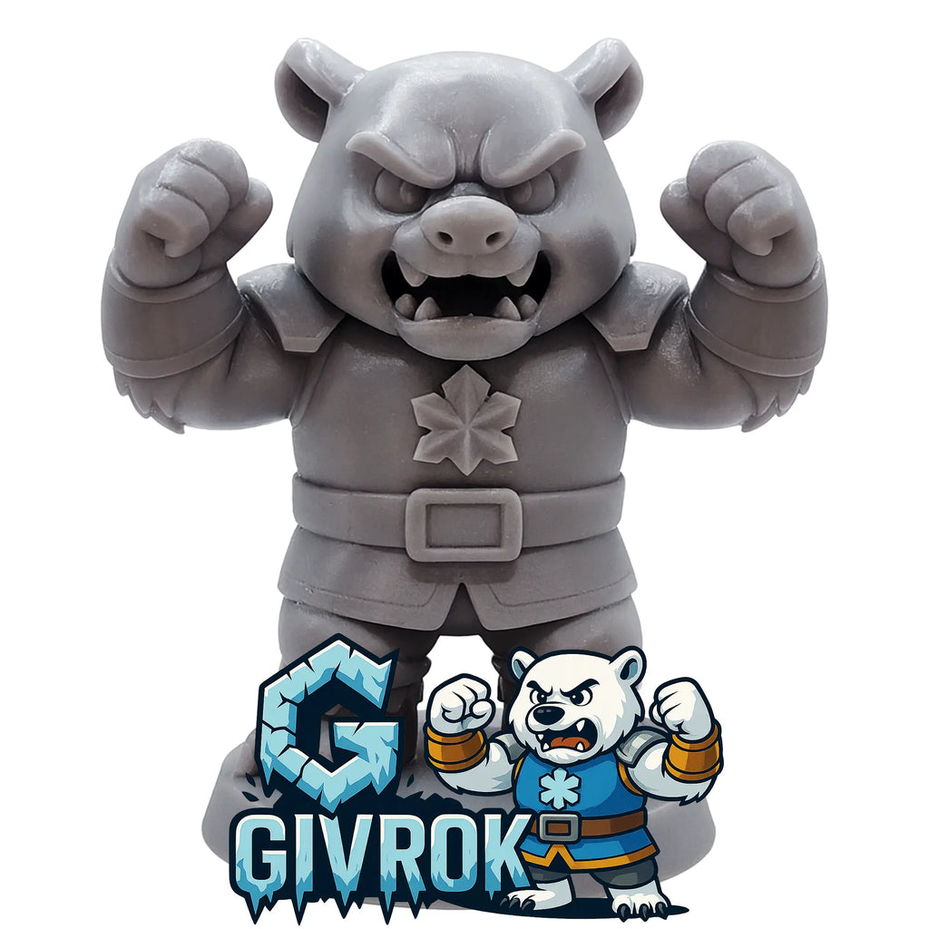 Givrok–Figurine super-vilain de glace | Impression 3D résine GeNik3D