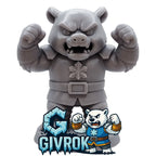 Givrok–Figurine super-vilain de glace | Impression 3D résine GeNik3D