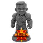 Helion X – Figurine héro solaire | Impression 3D résine