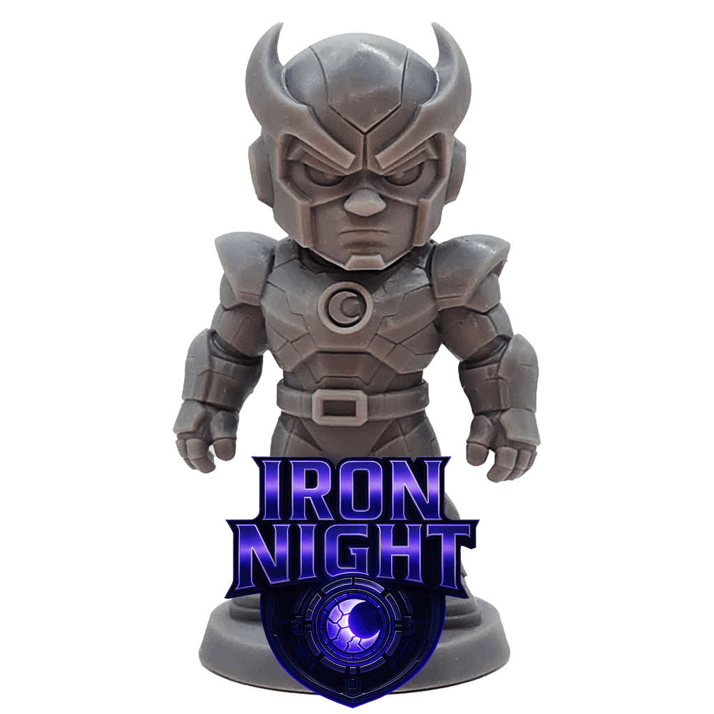 Iron Night – Figurine Vilain Lunaire | Impression 3D résine
