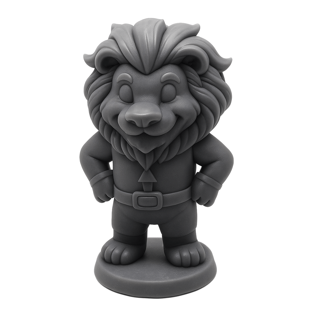 Lionor – Figurine super-héro de la savane | Impression 3D résine