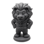 Lionor – Figurine super-héro de la savane | Impression 3D résine