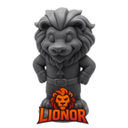 Lionor – Figurine super-héro de la savane | Impression 3D résine