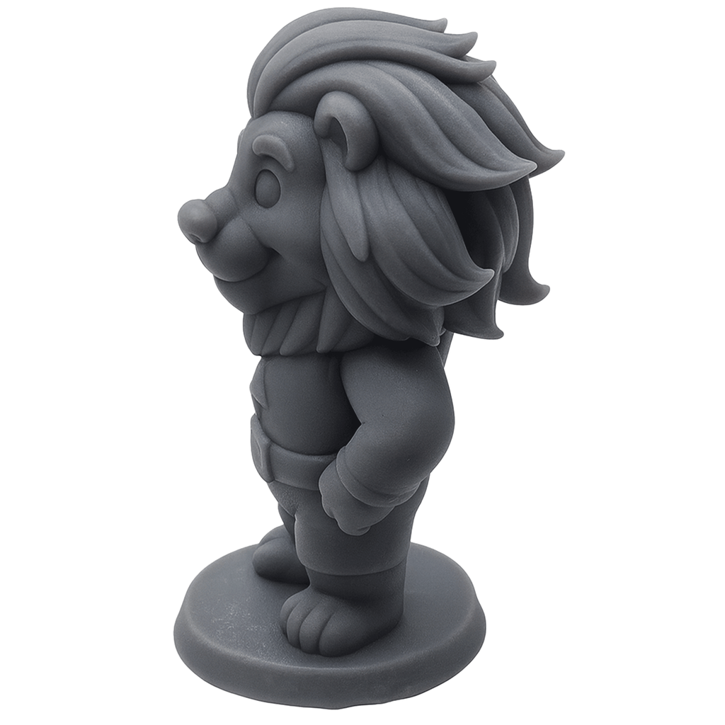 Lionor – Figurine super-héro de la savane | Impression 3D résine