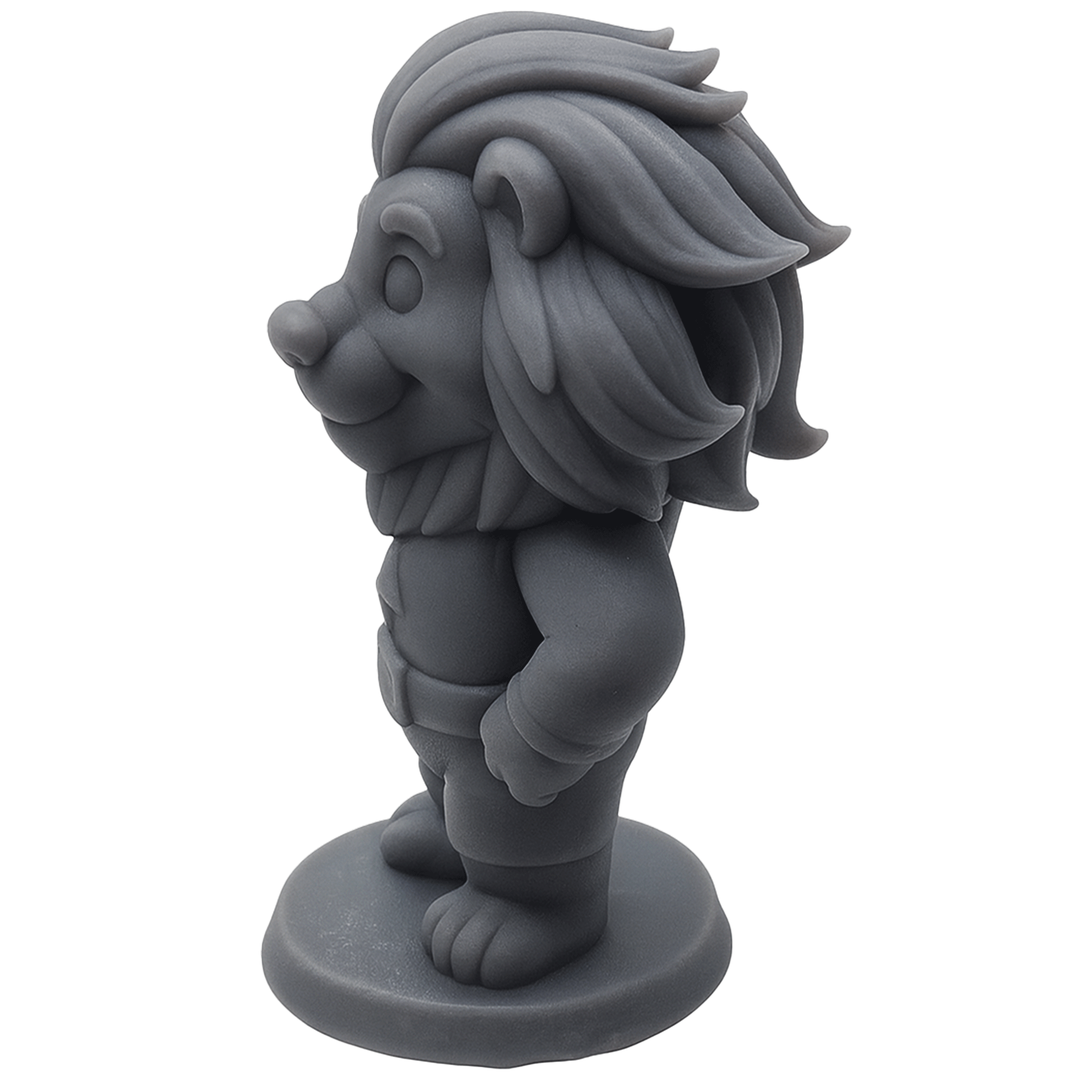 Lionor – Figurine super-héro de la savane | Impression 3D résine