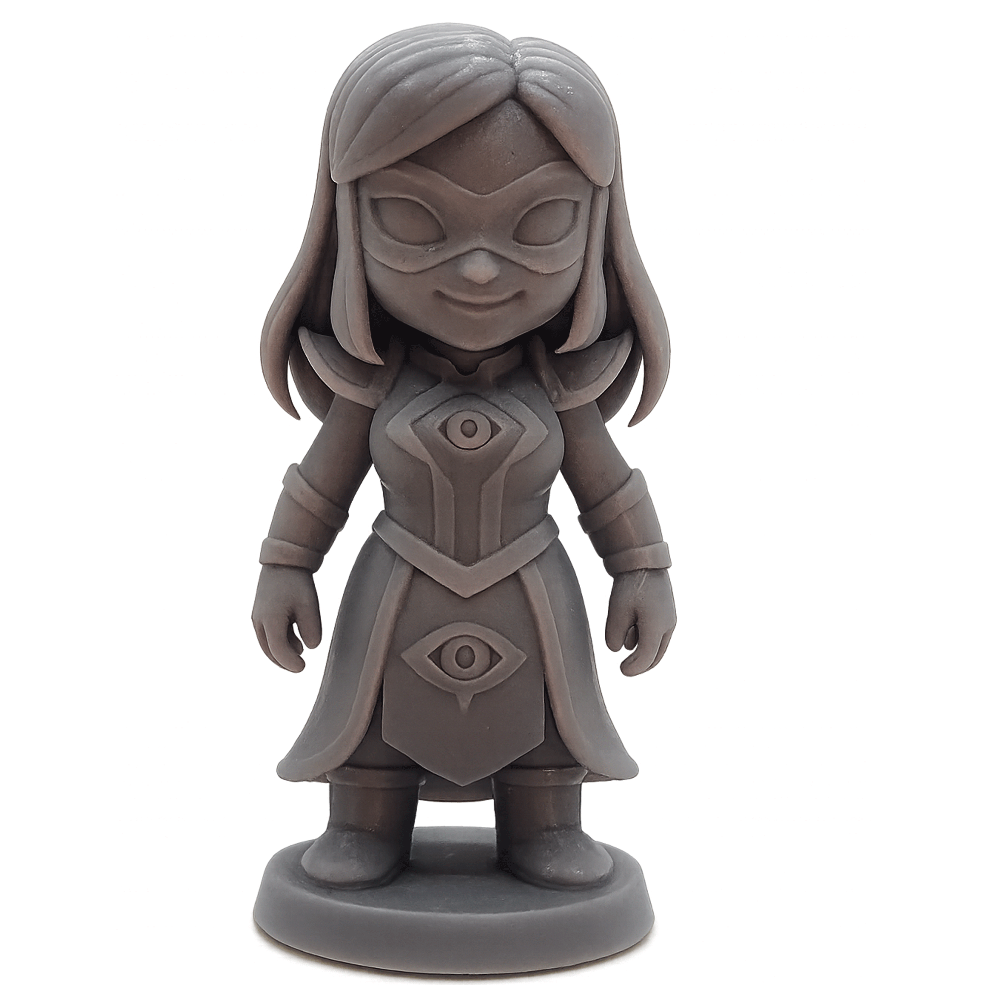 Lunerya – Figurine Gardienne Mystique | Impression 3D résine