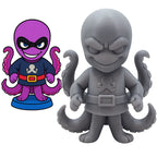 Octorok–Figurine super-vilain des profondeurs | Impression 3D résine GeNik3D