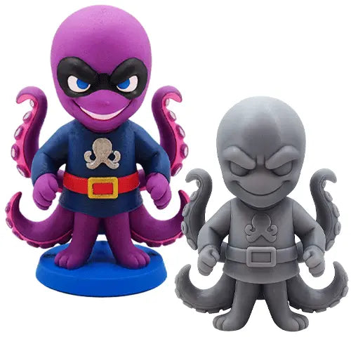 Octorok – Figurine super-vilain des profondeurs | Impression 3D résine (brute ou peinte) GeNik3D