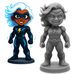 Voltarya — Maîtresse de la Foudre | Impression 3D résine