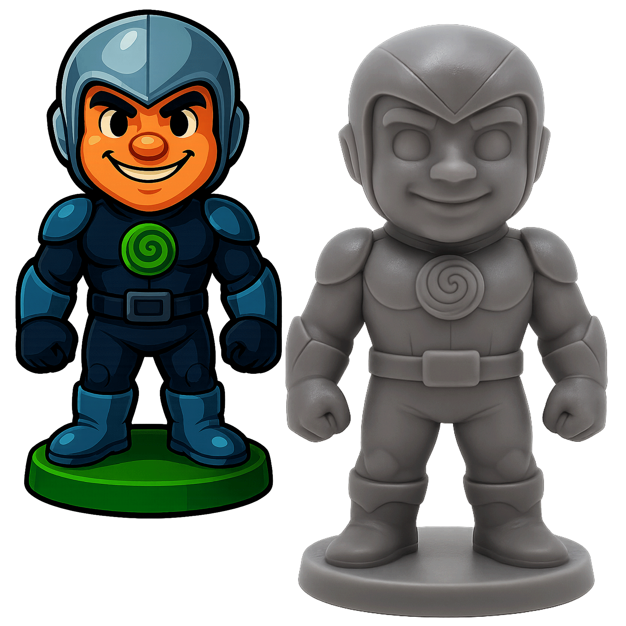 Vorlis – Figurine Vilain Cosmique | Impression 3D résine