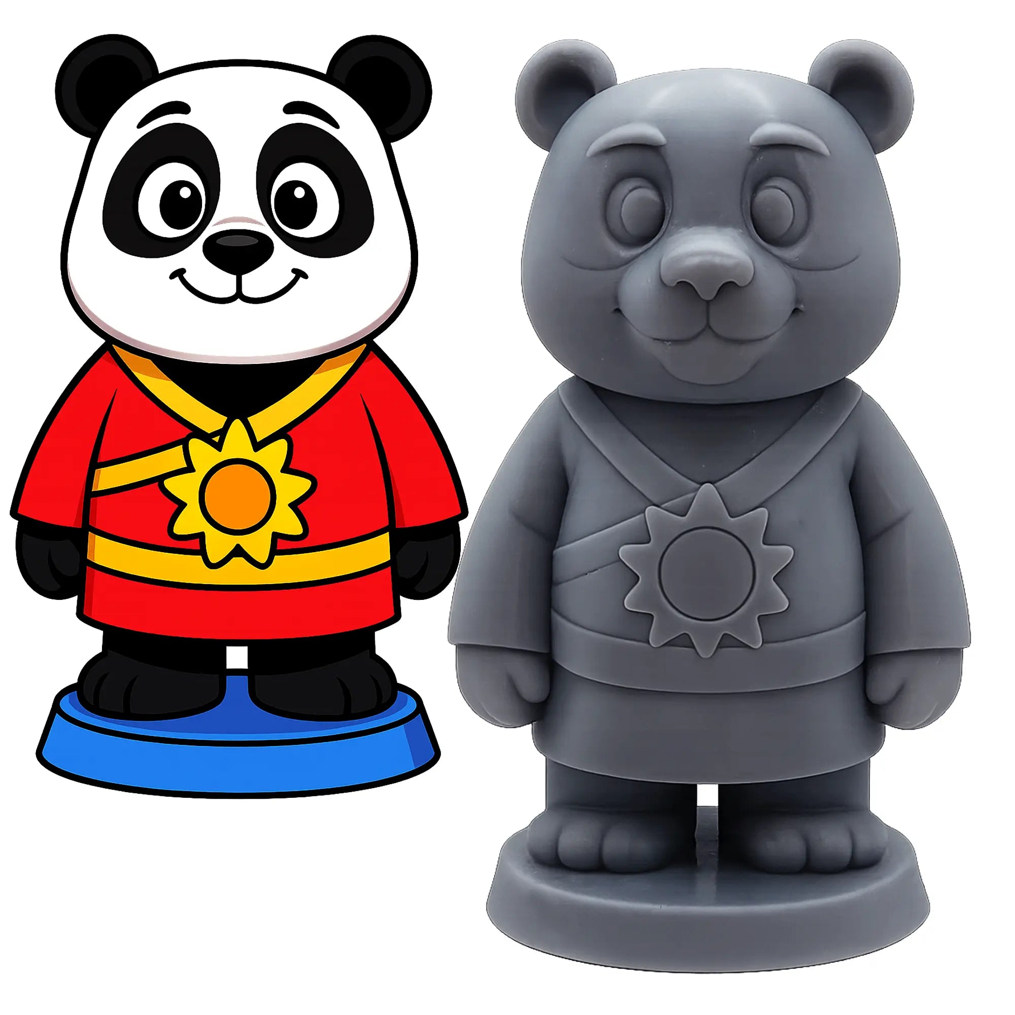 Zenboom–Figurine super-héro du soleil | Impression 3D résine GeNik3D